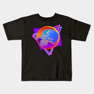 Synthwave Skull Kids T-Shirt